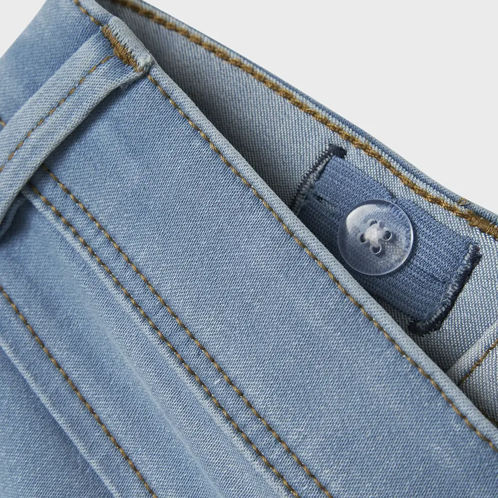 Korte spijkerbroek SLIM FIT Silas (light blue denim)
