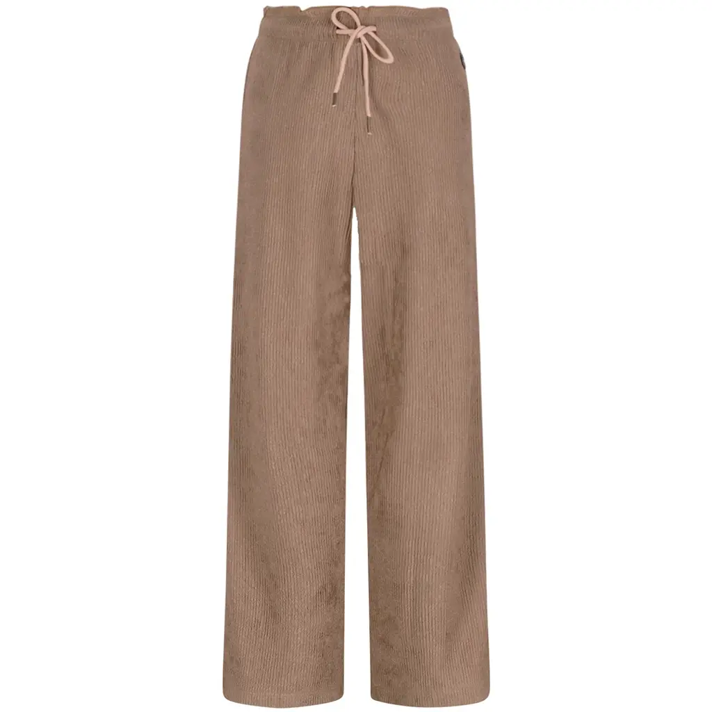 Broek Fenna satijn plisse (olive)