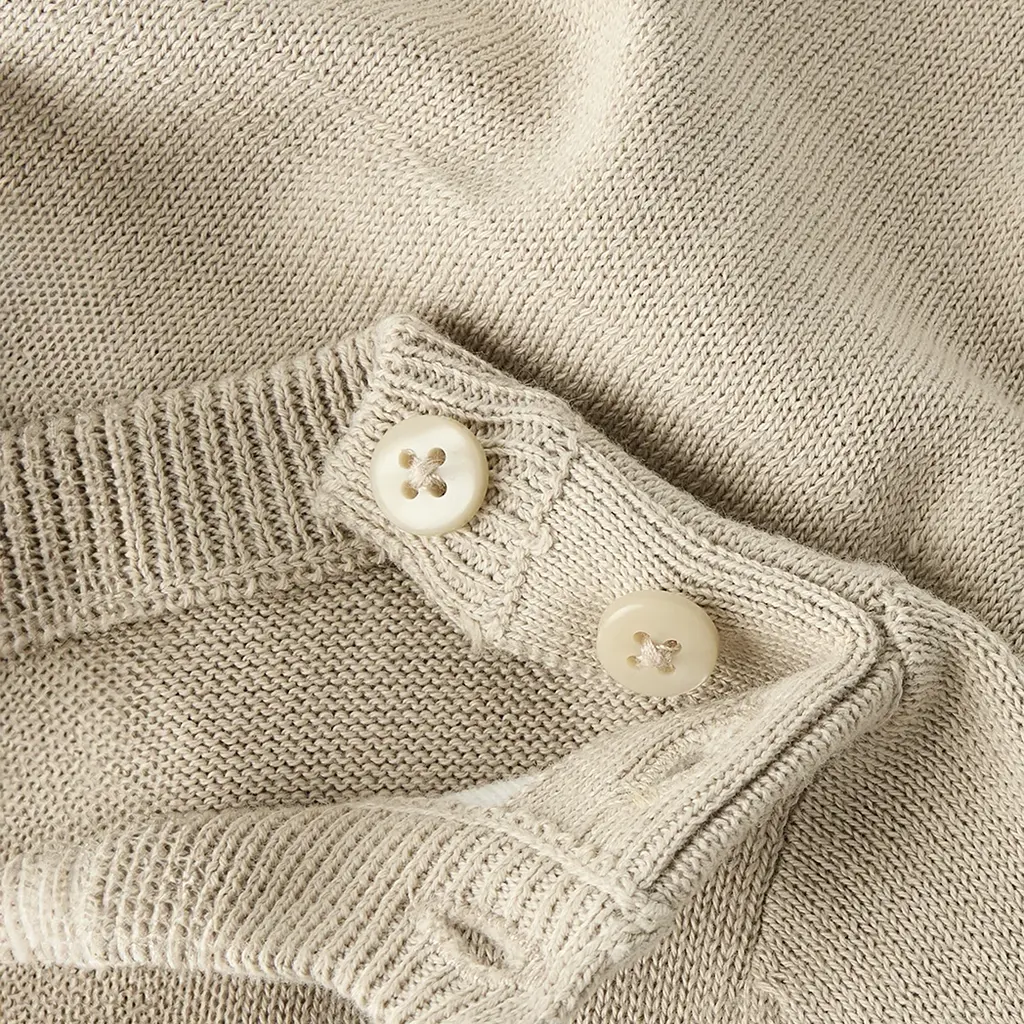 Gebreid truitje Fosea (chateay gray)