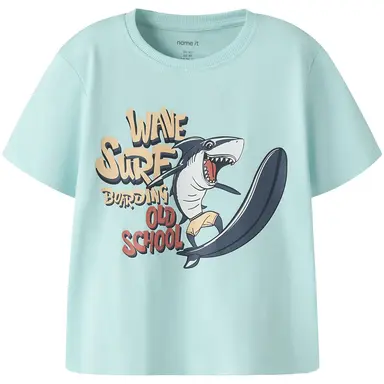 T-shirt Vagno (limpet shell shark surfer)