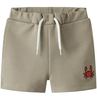 Korte broek sweat Fresno (aluminium)