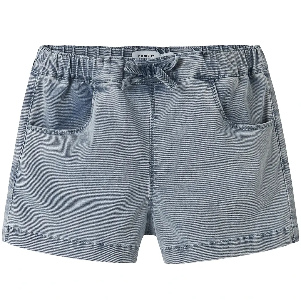 Denim BAGGY kort broekje Bella (light blue denim)