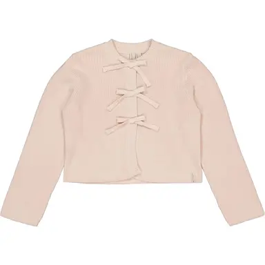 Gebeid vestje Ber (light mauve)