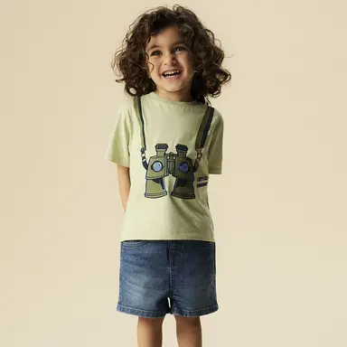 Korte broek STRAIGHT FIT Ryan (medium blue denim)