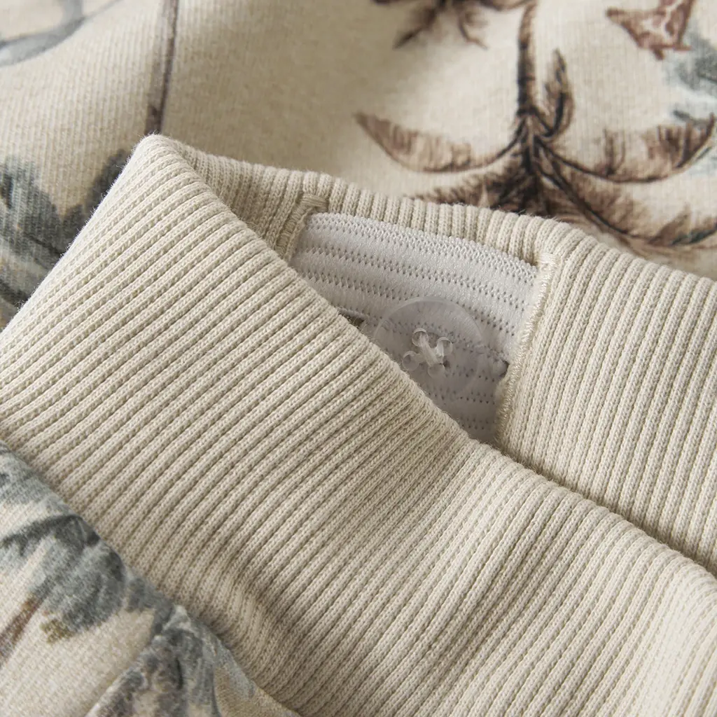 Korte broek sweat Henry (peyote melange)