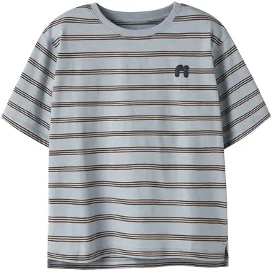 T-shirt streep Voby (blue fog chestnut)