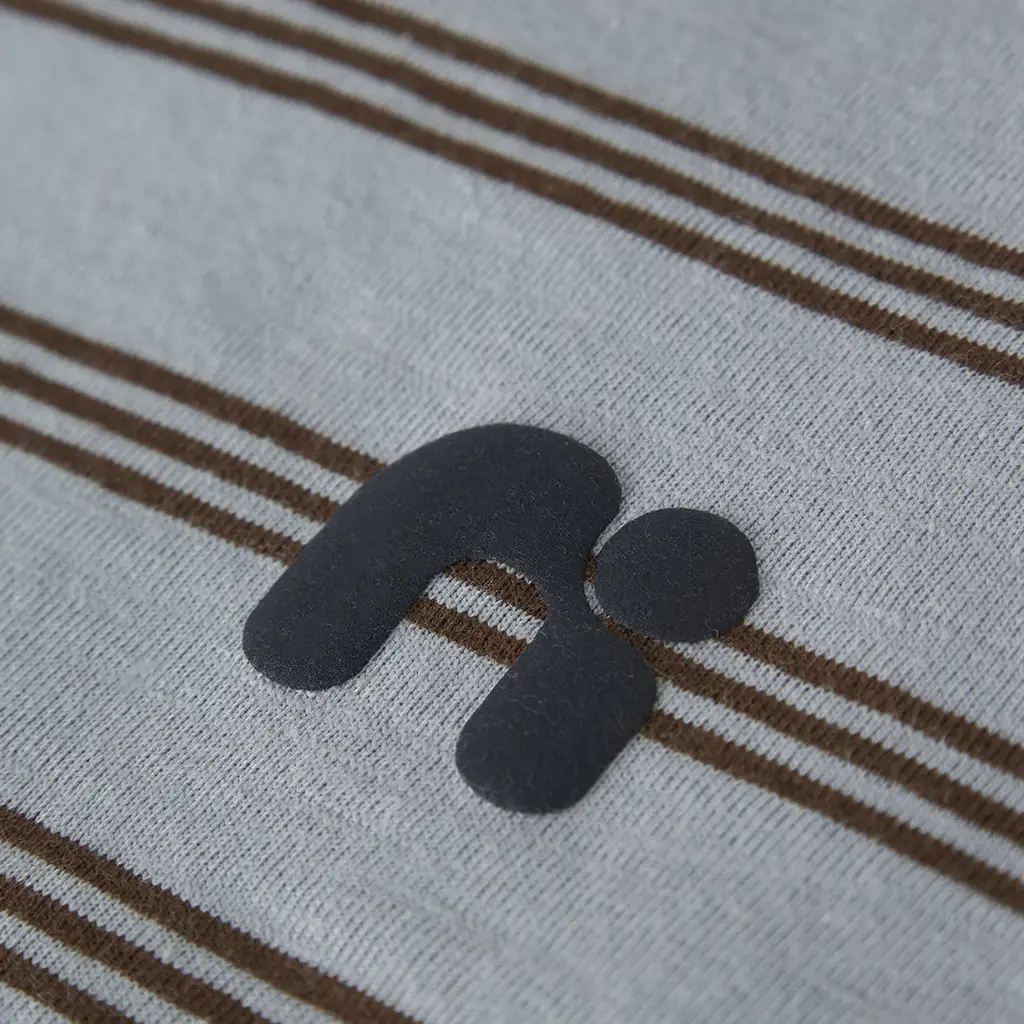 T-shirt streep Voby (blue fog chestnut)