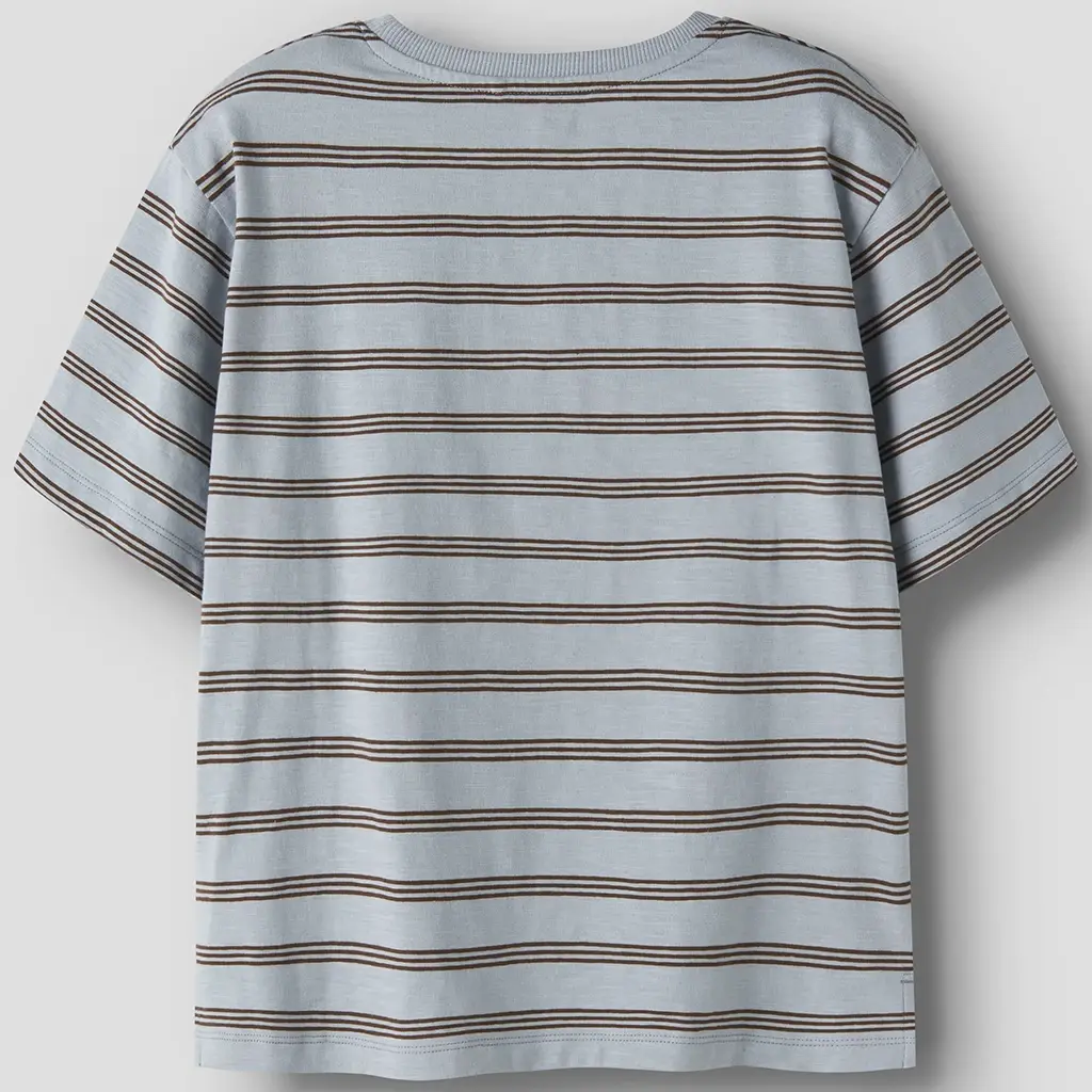 T-shirt streep Voby (blue fog chestnut)