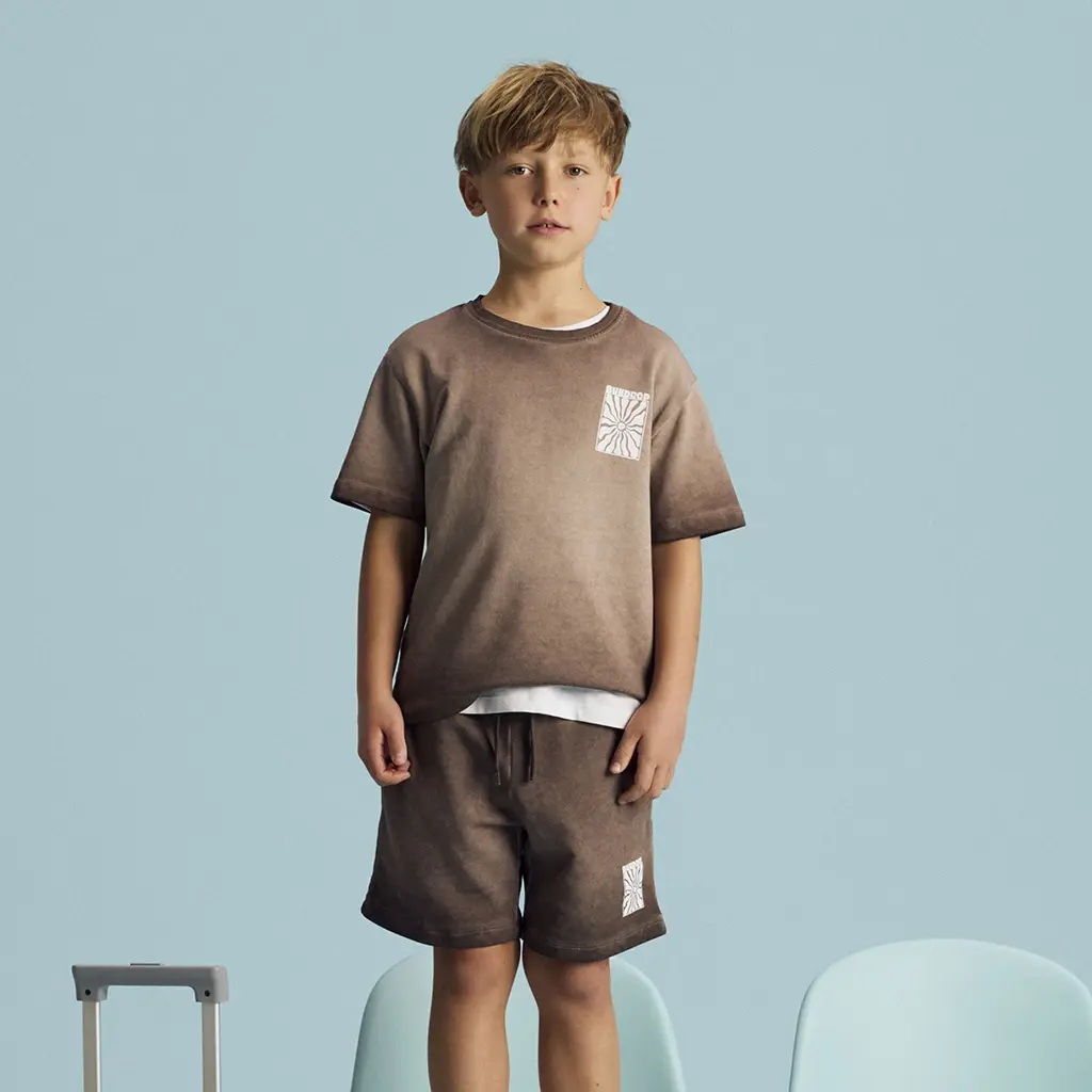 Korte broek sweat Hopin (chestnut)