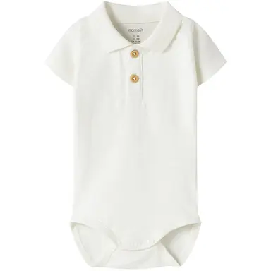 Polo rompertje Hofman (cloud dancer)