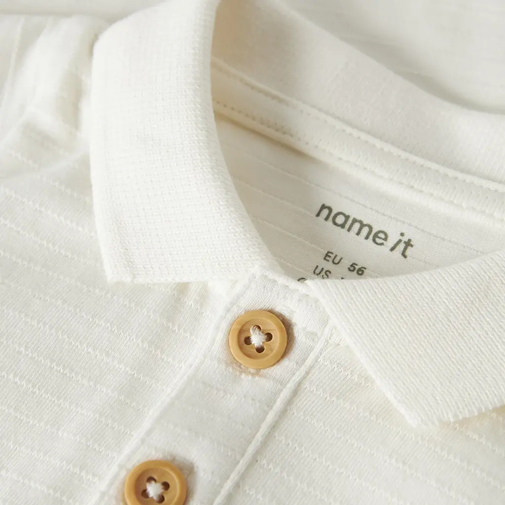 Polo rompertje Hofman (cloud dancer)