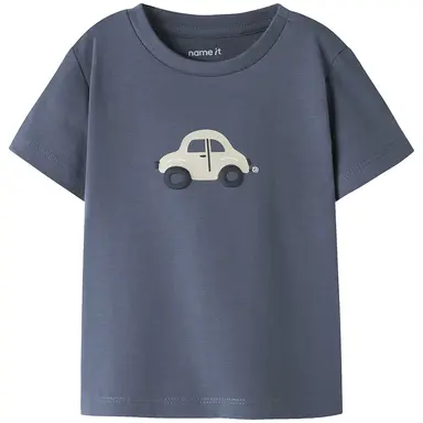 T-shirt Vacion (vintage indigo car)