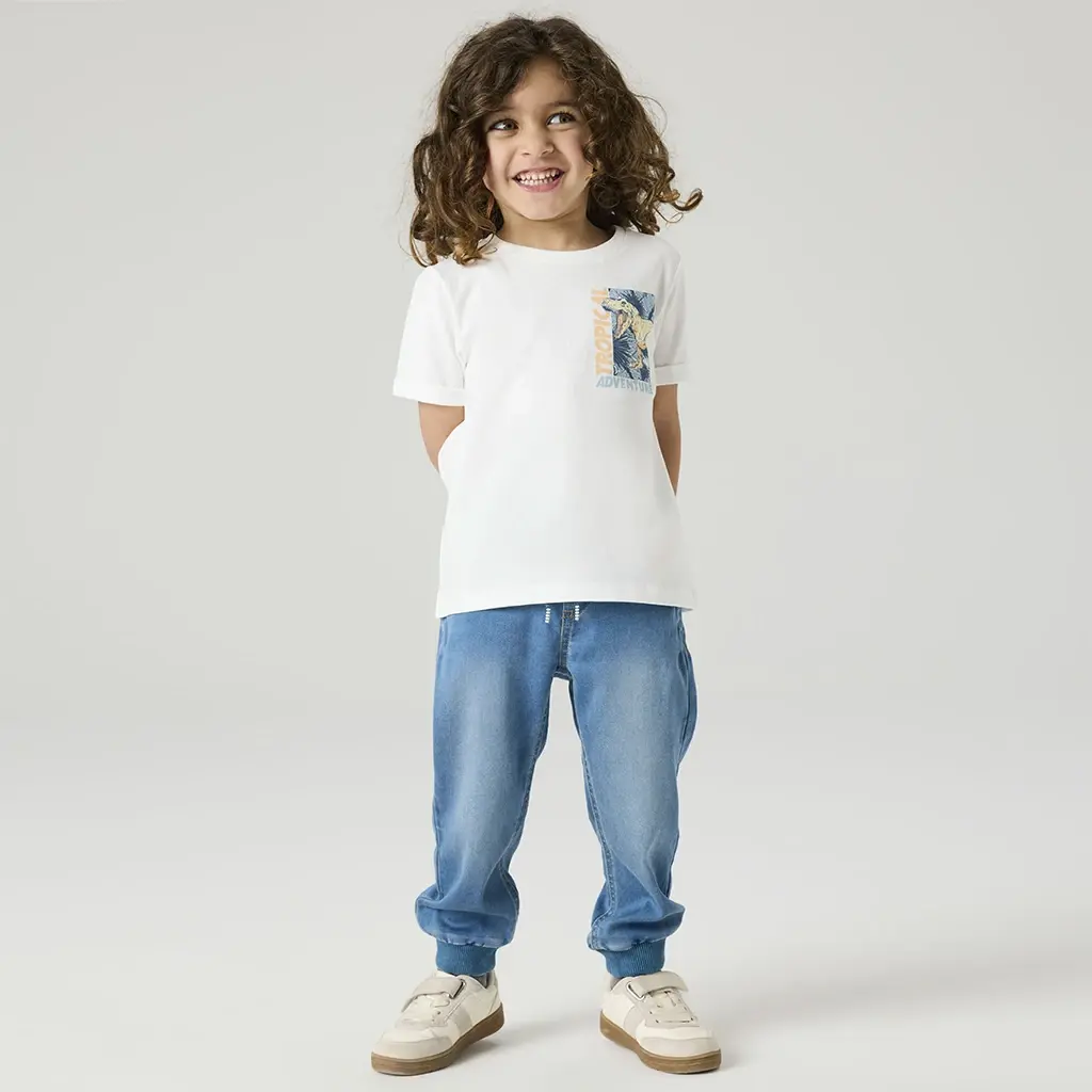 T-shirt Vux (bright white tropical)