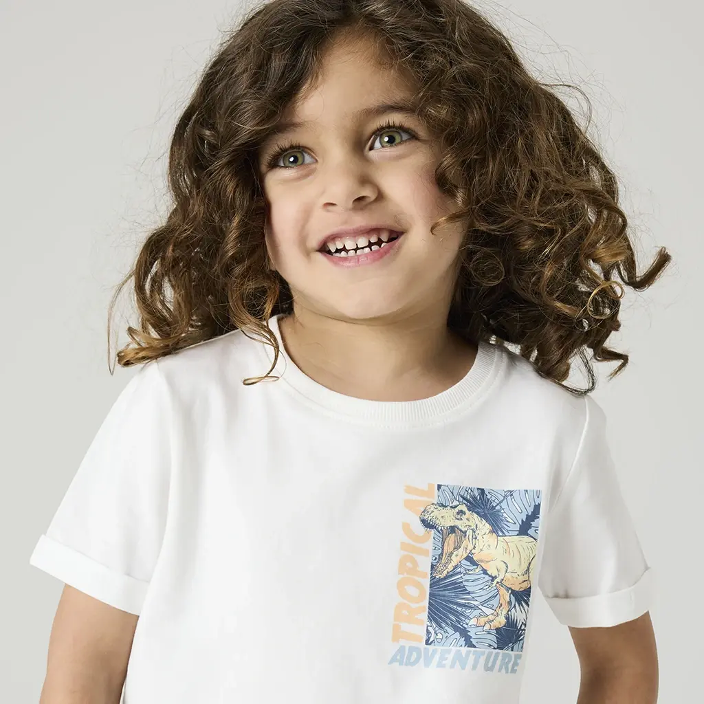 T-shirt Vux (bright white tropical)