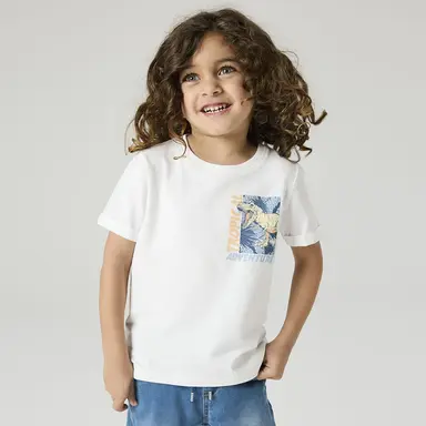 T-shirt Vux (bright white tropical)