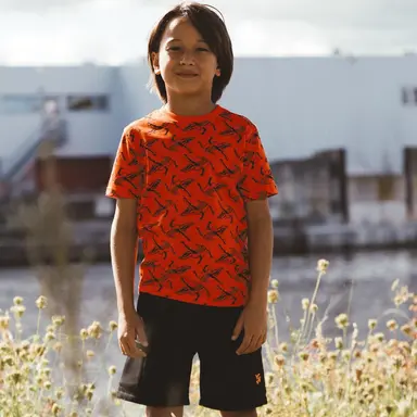 T-shirt Thijs (mandarin red)