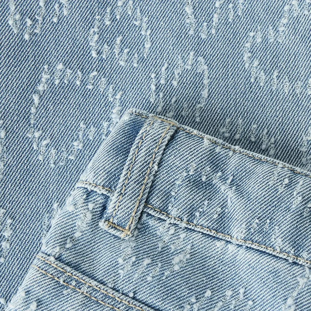 Jeans WIDE LEG harten Rose (light blue denim)