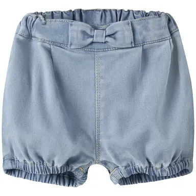 Kort bloomer broekje BAGGY Bella (light blue denim)