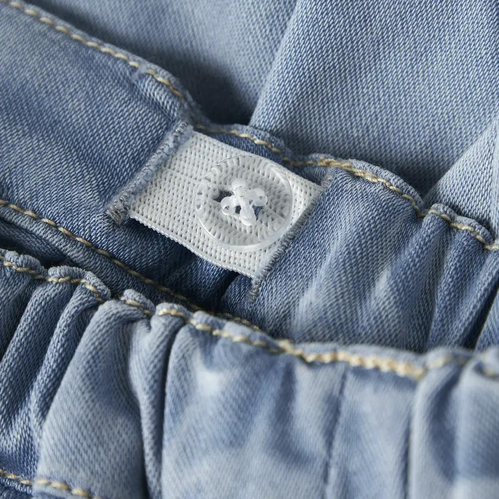 Kort bloomer broekje BAGGY Bella (light blue denim)