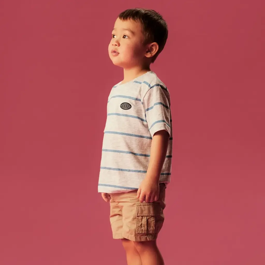 Korte broek cargo STRAIGHT FIT Ryan (aluminium)