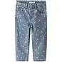 Name It Jeans MOM FIT Bella (medium blue denim hearts)