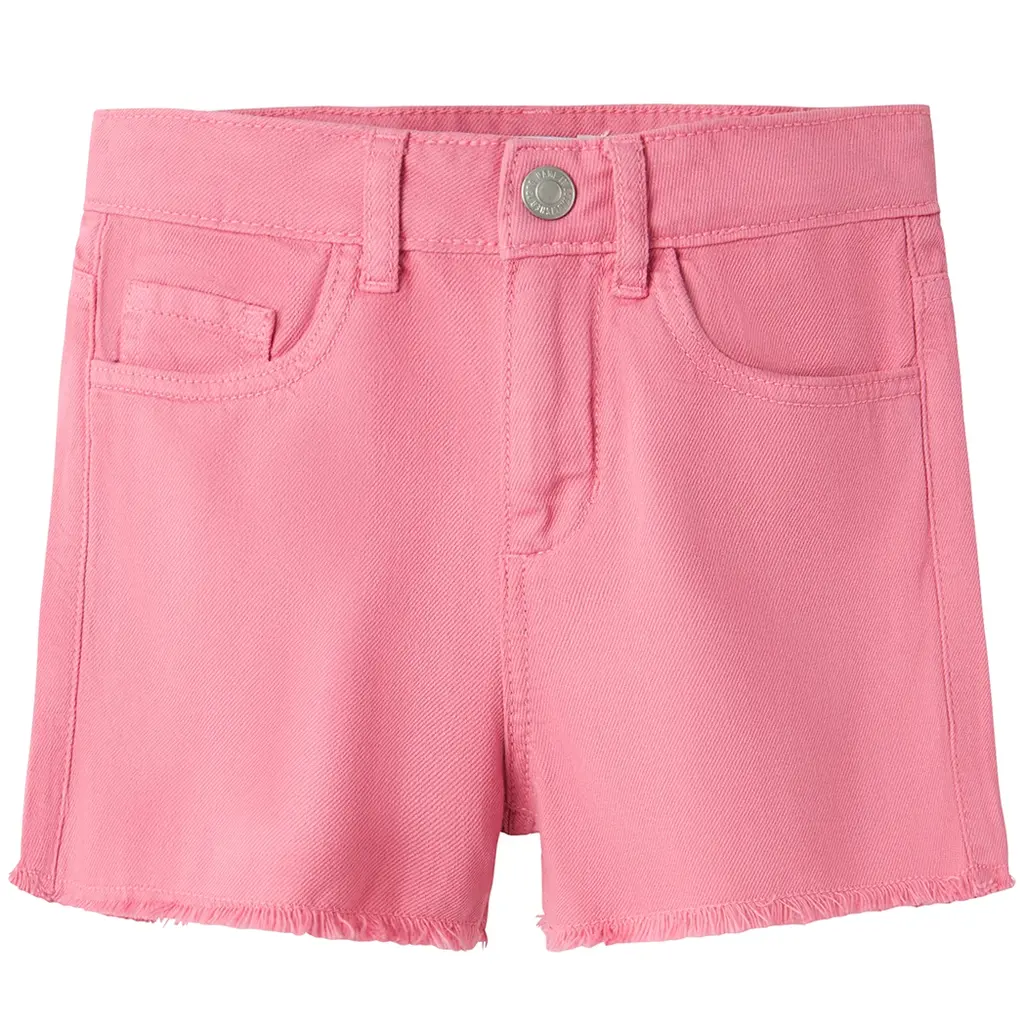 Korte broek twill MOM FIT Rose (aurora pink)
