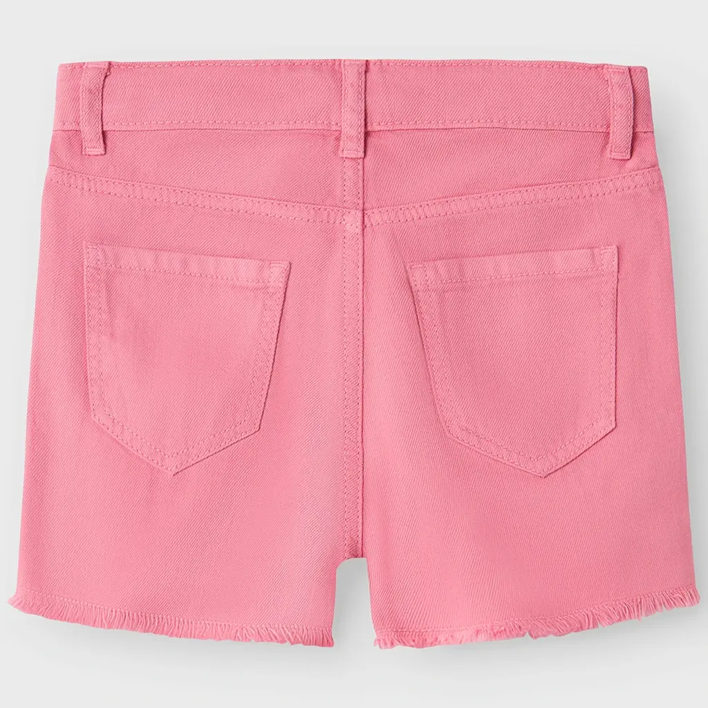 Korte broek twill MOM FIT Rose (aurora pink)