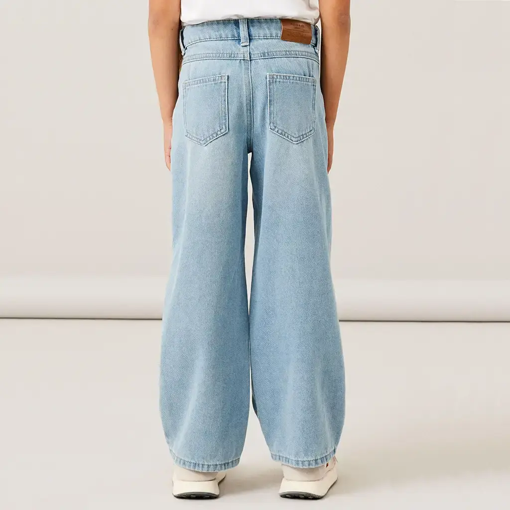Broek wide fit Rose (light blue denim)