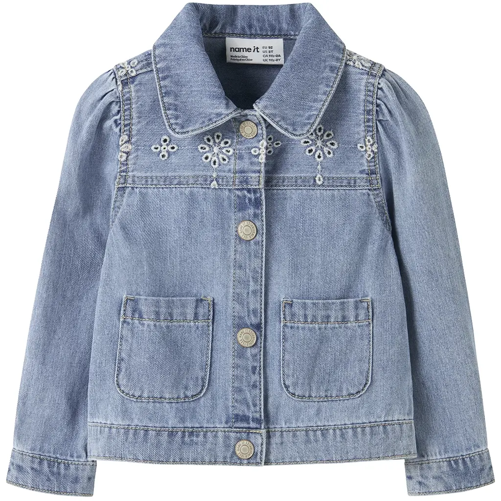 Spijkerjasje anglaise Harper (light blue denim)