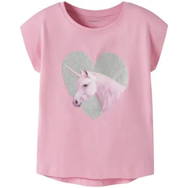 T-shirt Votia (pink drink glitter unicorn)