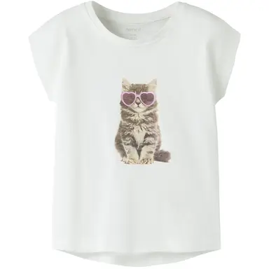 T-shirt Votia (bright white sunglasses cat)