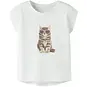 Name It T-shirt Votia (bright white sunglasses cat)