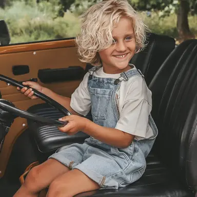 Tuinbroekje (denim light blue)