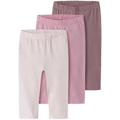 Drie broekjes Vuvivian (cradle pink/mesa rose/pink drink)