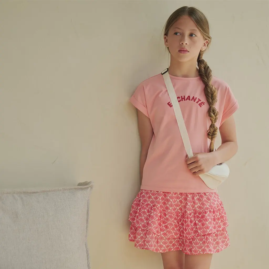 T-shirt Kasis backprint (peach blossom)