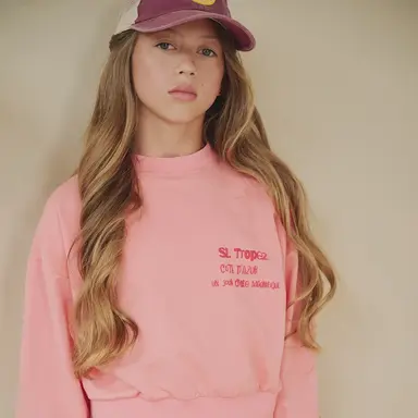 Trui Kex cropped (peach blossom)