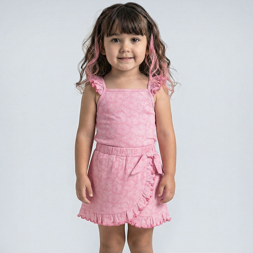 Rokje Didi (aop pink flower)