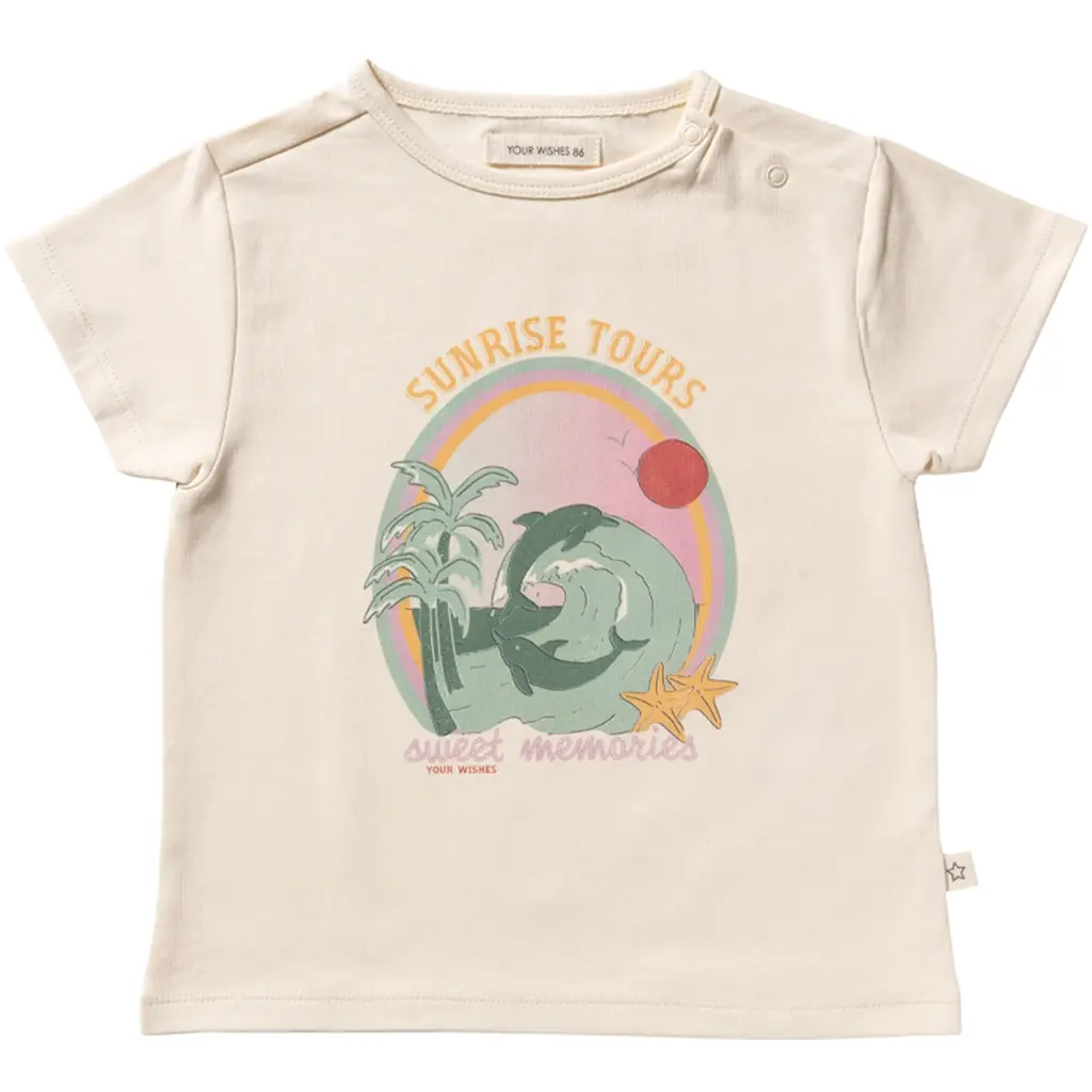 T-shirt Sunrise (white swan)