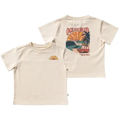 T-shirt oversized fit (white swan)