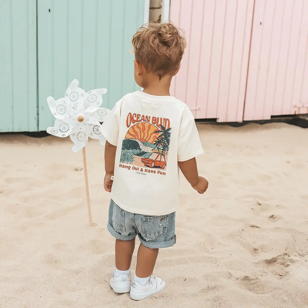 T-shirt oversized fit (white swan)