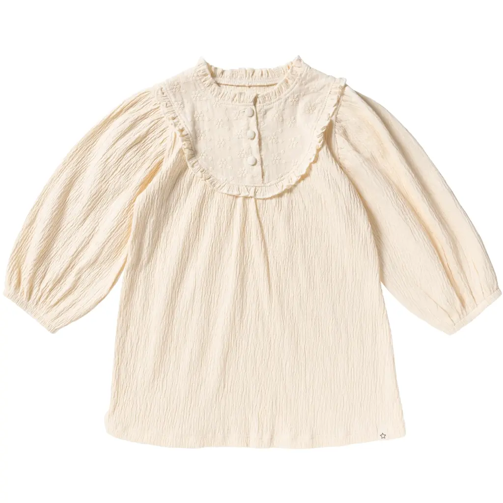 Jurk Wavy (white swan)