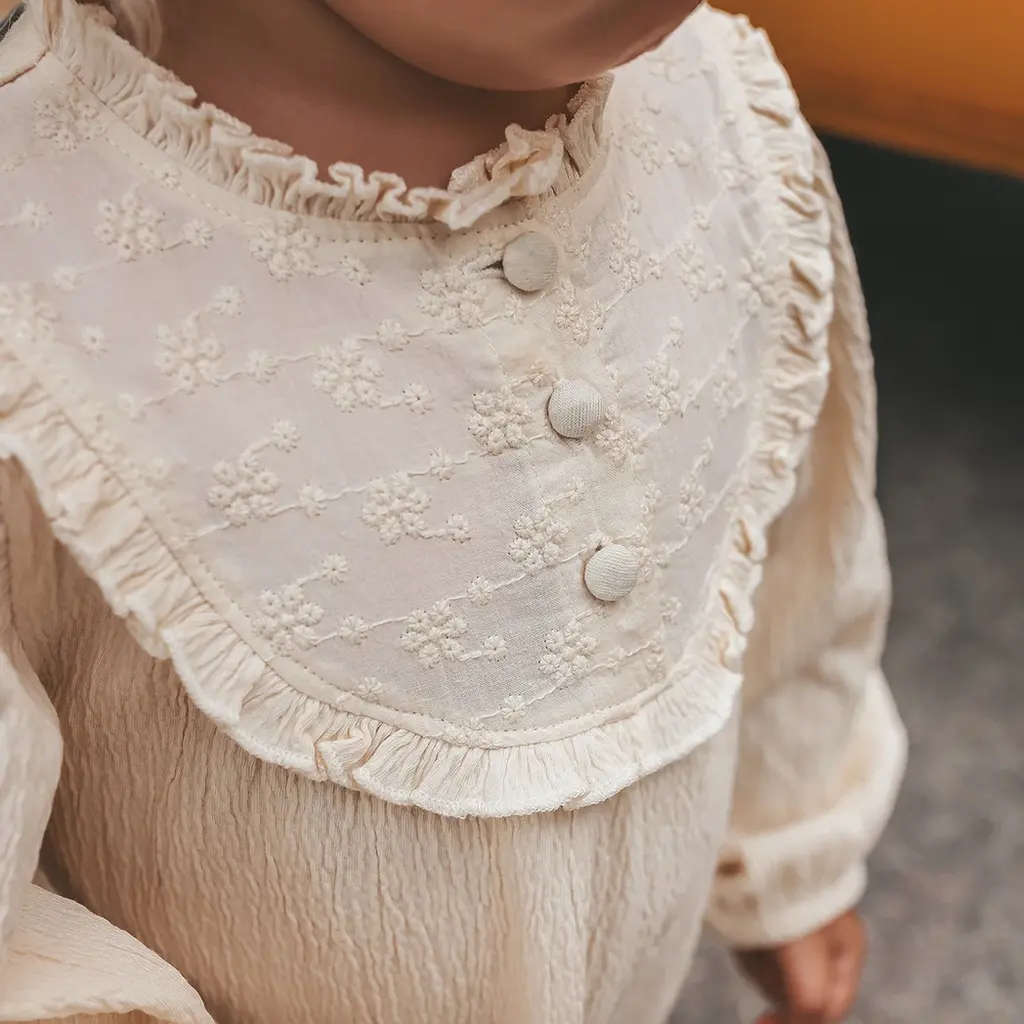 Jurk Wavy (white swan)