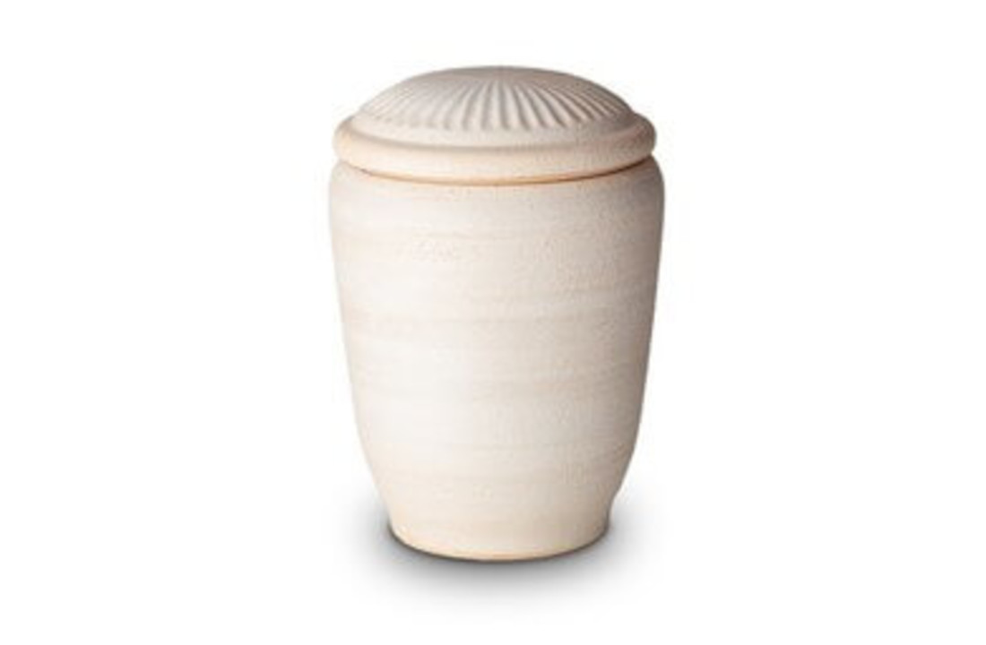 Biologische urn Creme