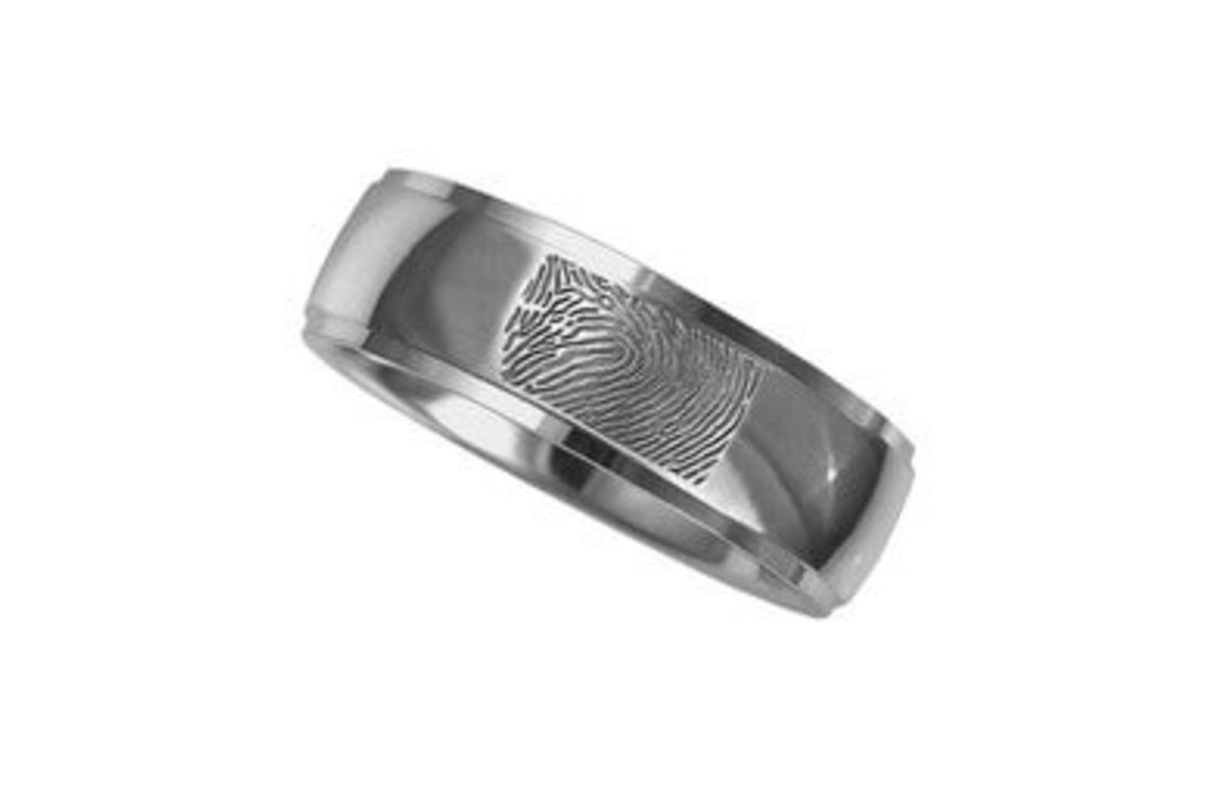 Ring met Vingerafdruk Robuust