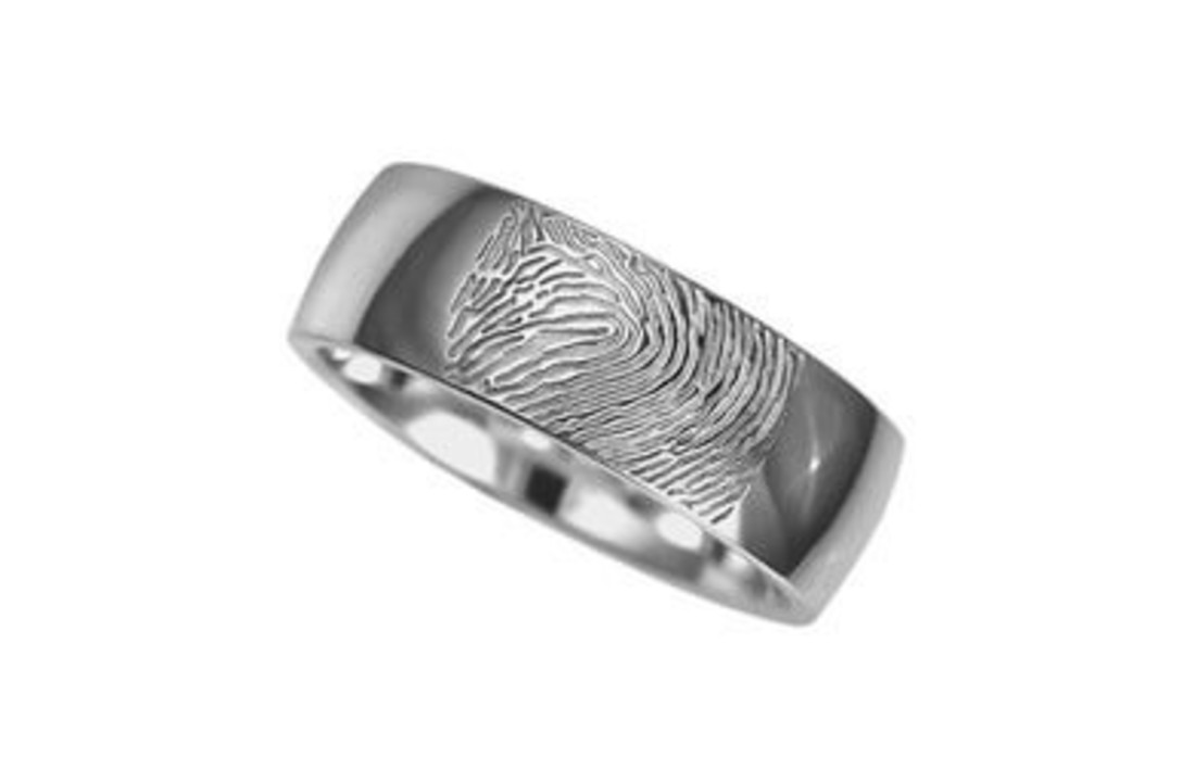 Ring met Vingerafdruk Rond