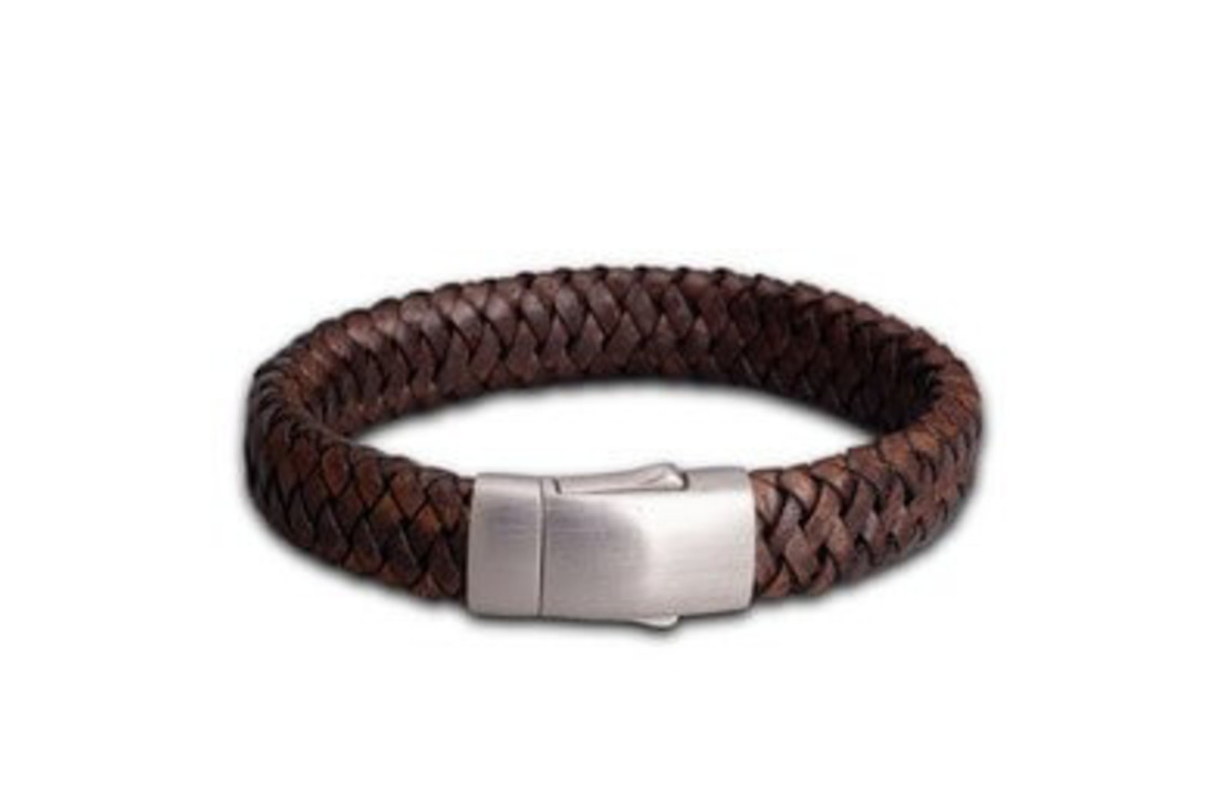 Bruin Leren Asarmband Assieraad