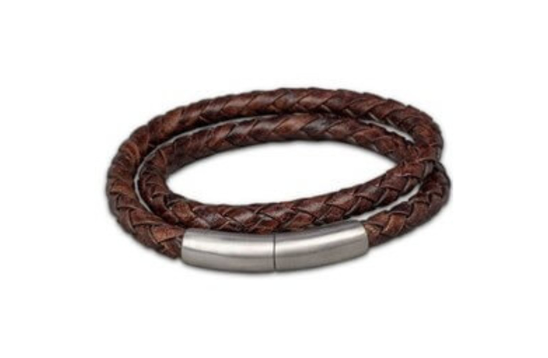 Bruin Leren Asarmband Assieraad