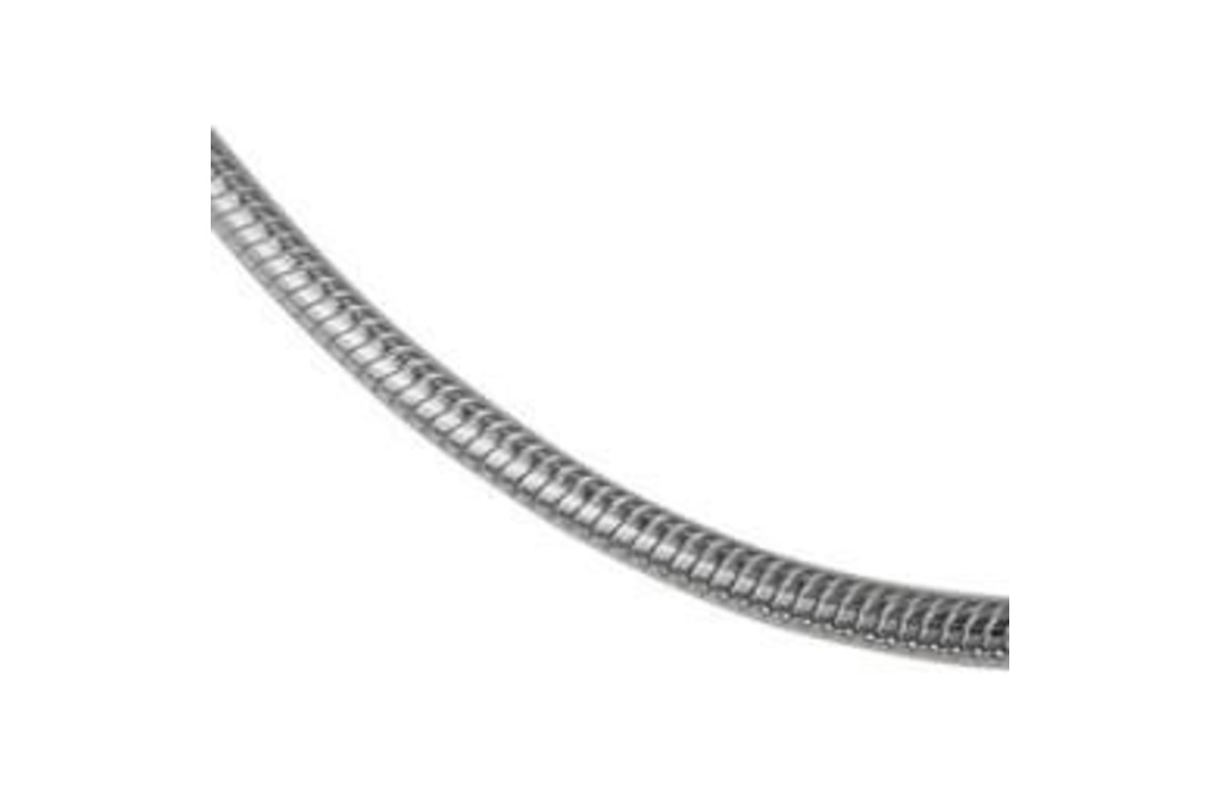 Slangen collier dun 45 cm