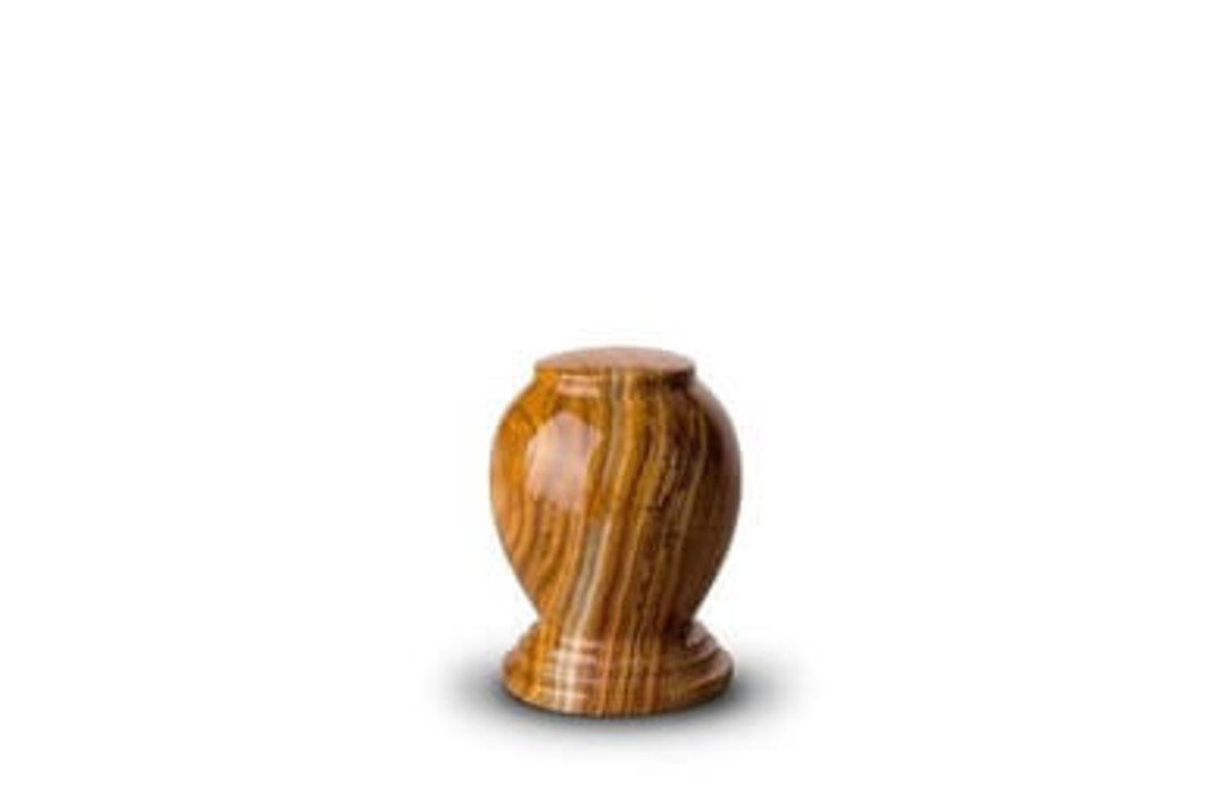 Mini Marmeren Urn " Brunneis"