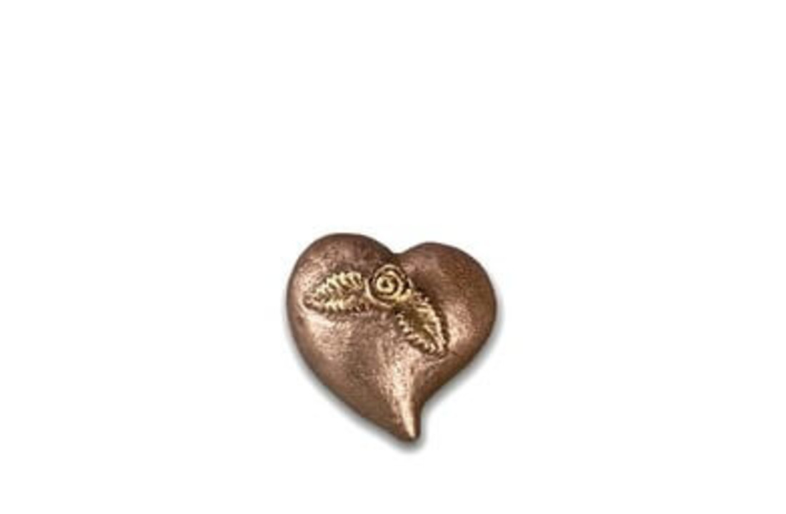Troost Urn Hart met Bloem